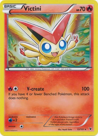 Victini (15/101) (Jumbo Card) [Black & White: Noble Victories] | Anubis Games and Hobby