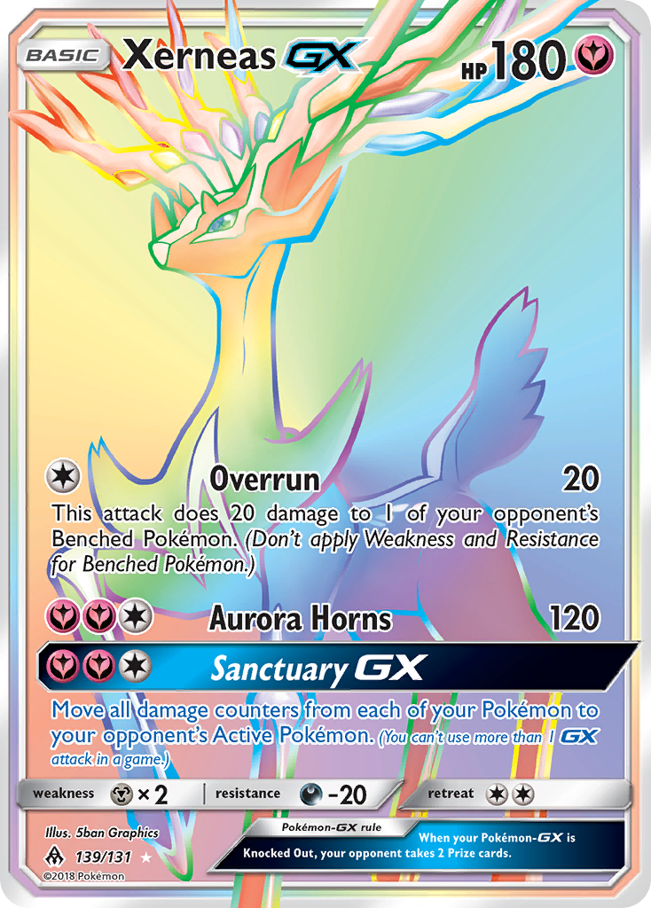 Xerneas GX (139/131) [Sun & Moon: Forbidden Light] | Anubis Games and Hobby
