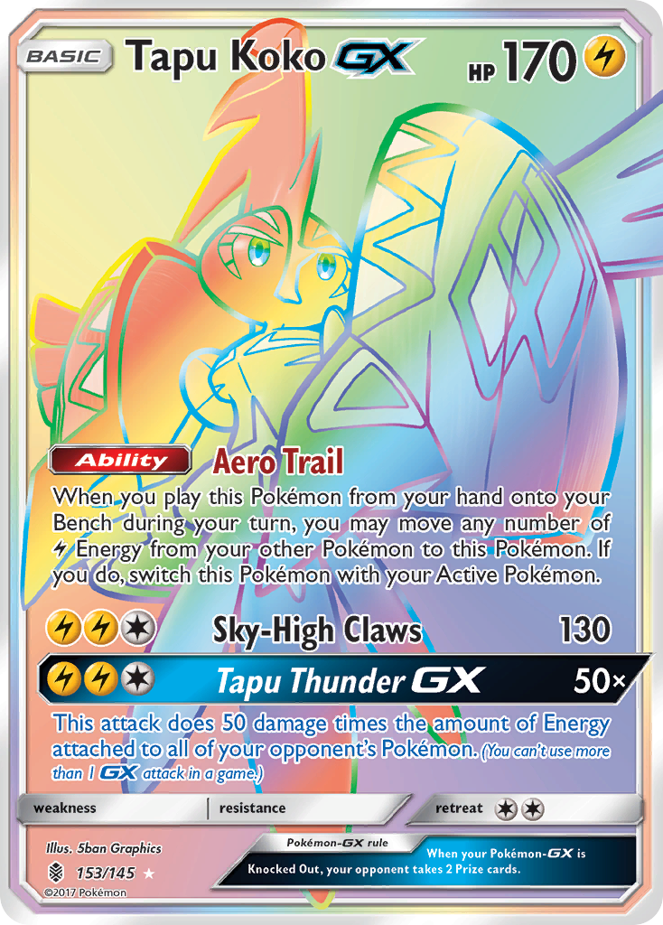 Tapu Koko GX (153/145) [Sun & Moon: Guardians Rising] | Anubis Games and Hobby