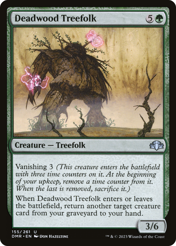 Deadwood Treefolk [Dominaria Remastered] | Anubis Games and Hobby