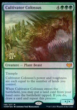 Cultivator Colossus [Innistrad: Crimson Vow Prerelease Promos] | Anubis Games and Hobby