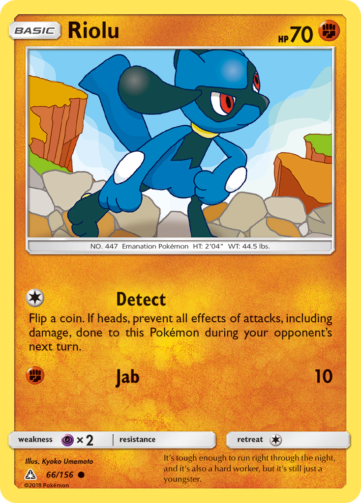 Riolu (66/156) [Sun & Moon: Ultra Prism] | Anubis Games and Hobby