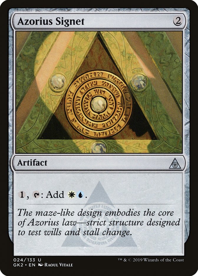 Azorius Signet [Ravnica Allegiance Guild Kit] | Anubis Games and Hobby