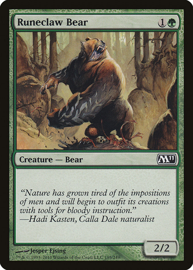 Runeclaw Bear [Magic 2011] | Anubis Games and Hobby