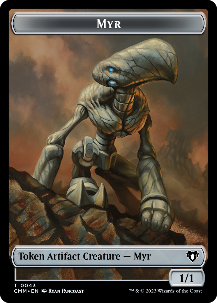 Myr Token [Commander Masters Tokens] | Anubis Games and Hobby
