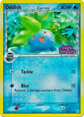 Oddish (73/110) (Delta Species) (Stamped) [EX: Holon Phantoms] | Anubis Games and Hobby