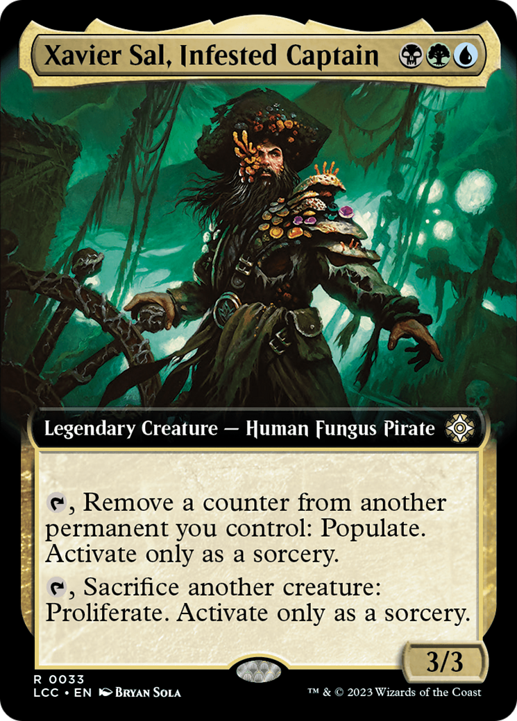 Xavier Sal, Infested Captain (Extended Art) [The Lost Caverns of Ixalan Commander] | Anubis Games and Hobby