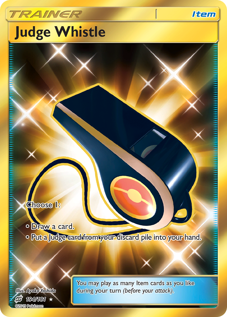 Judge Whistle (194/181) [Sun & Moon: Team Up] | Anubis Games and Hobby