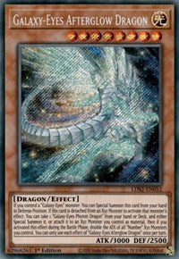 Galaxy-Eyes Afterglow Dragon [LDS2-EN052] Secret Rare | Anubis Games and Hobby