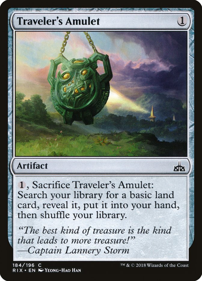 Traveler's Amulet [Rivals of Ixalan] | Anubis Games and Hobby