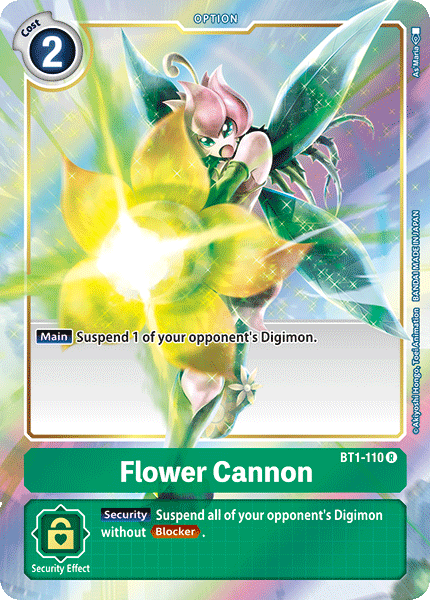 Flower Cannon [BT1-110] (Alternate Art) [Release Special Booster Ver.1.0] | Anubis Games and Hobby