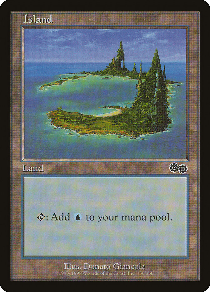 Island (336) [Urza's Saga] | Anubis Games and Hobby