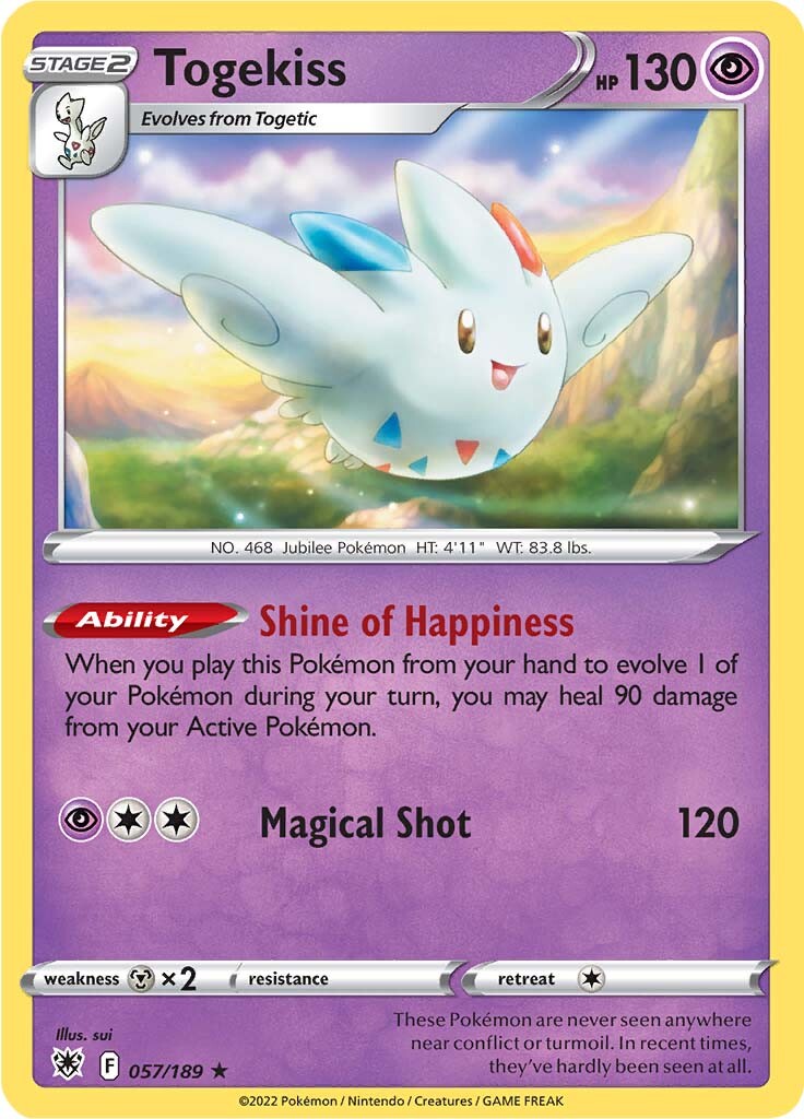 Togekiss (057/189) [Sword & Shield: Astral Radiance] | Anubis Games and Hobby