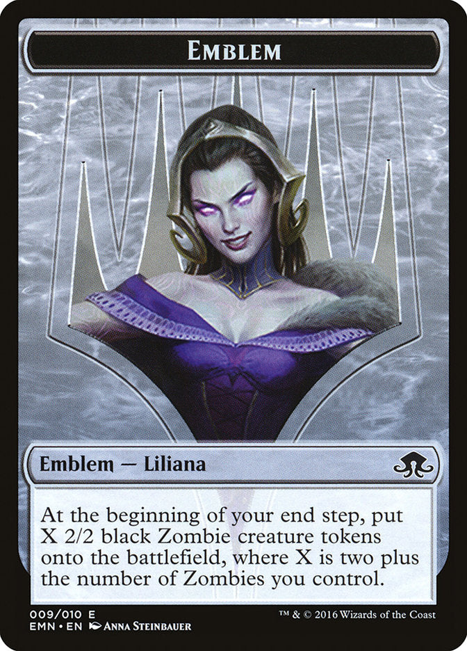 Liliana, the Last Hope Emblem [Eldritch Moon Tokens] | Anubis Games and Hobby