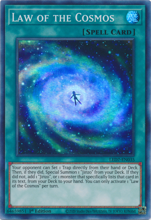 Law of the Cosmos [LED7-EN035] Super Rare | Anubis Games and Hobby