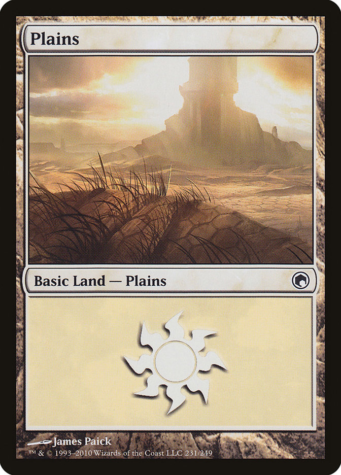 Plains (231) [Scars of Mirrodin] | Anubis Games and Hobby