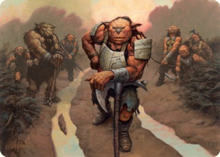 Hobgoblin Bandit Lord Art Card [Dungeons & Dragons: Adventures in the Forgotten Realms Art Series] | Anubis Games and Hobby