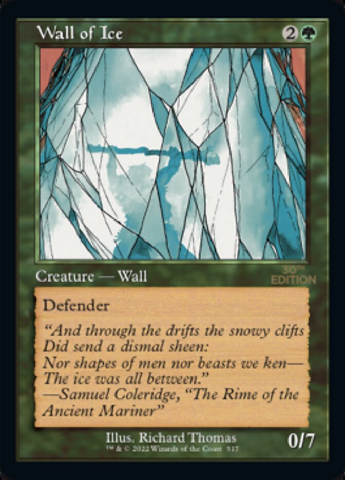 Wall of Ice (Retro) [30th Anniversary Edition] | Anubis Games and Hobby