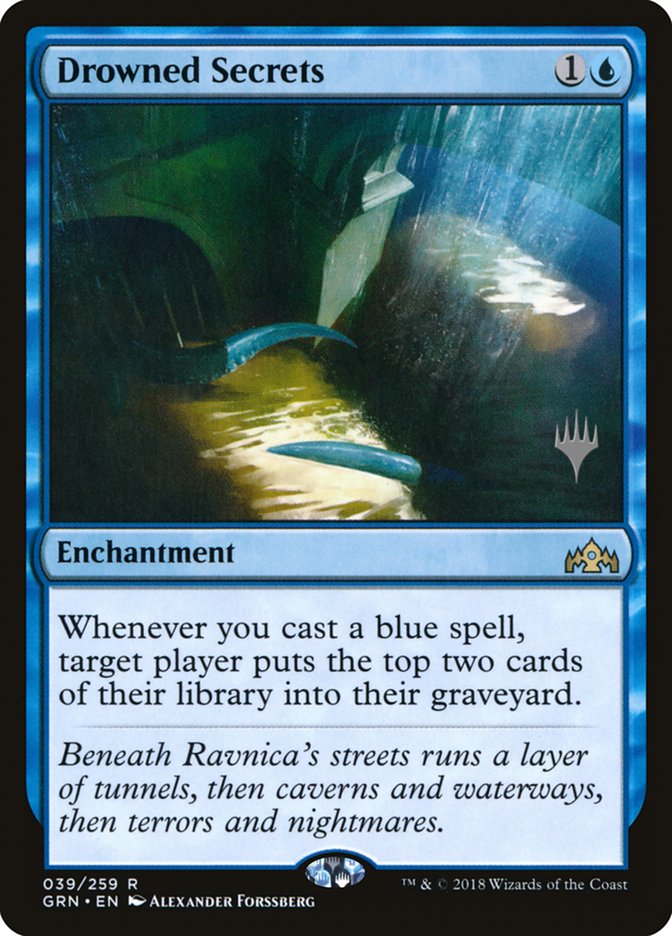 Drowned Secrets (Promo Pack) [Guilds of Ravnica Promos] | Anubis Games and Hobby