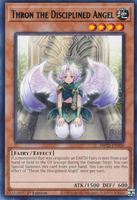 Thron the Disciplined Angel [MP22-EN106] Rare | Anubis Games and Hobby