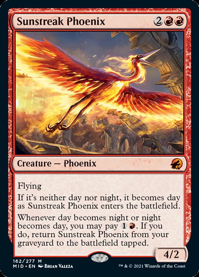 Sunstreak Phoenix [Innistrad: Midnight Hunt] | Anubis Games and Hobby