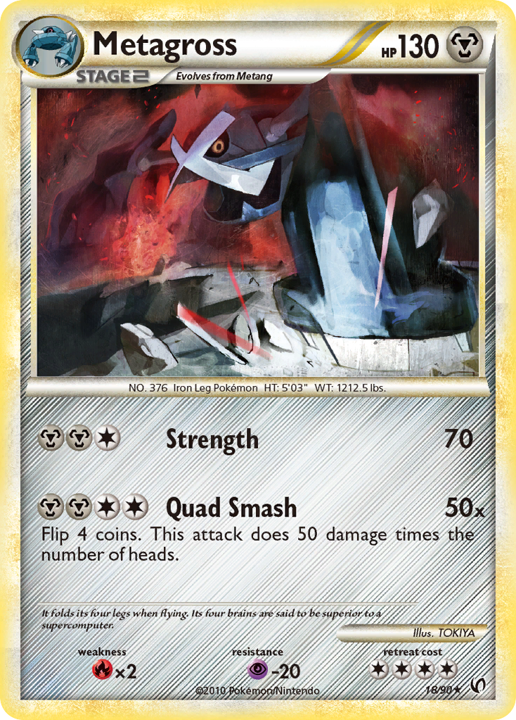 Metagross (18/90) [HeartGold & SoulSilver: Undaunted] | Anubis Games and Hobby