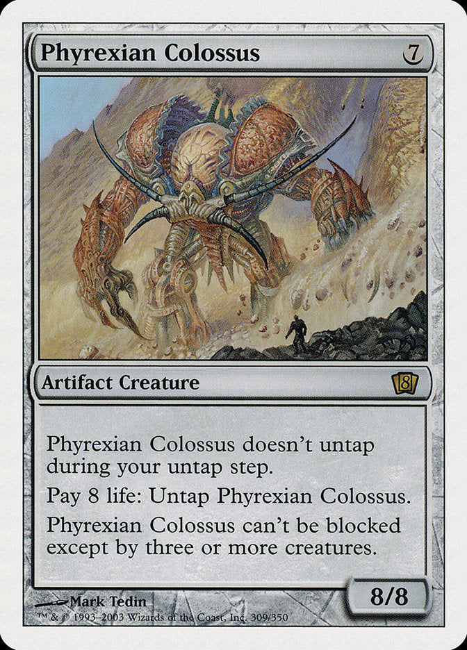 Phyrexian Colossus [Eighth Edition] | Anubis Games and Hobby