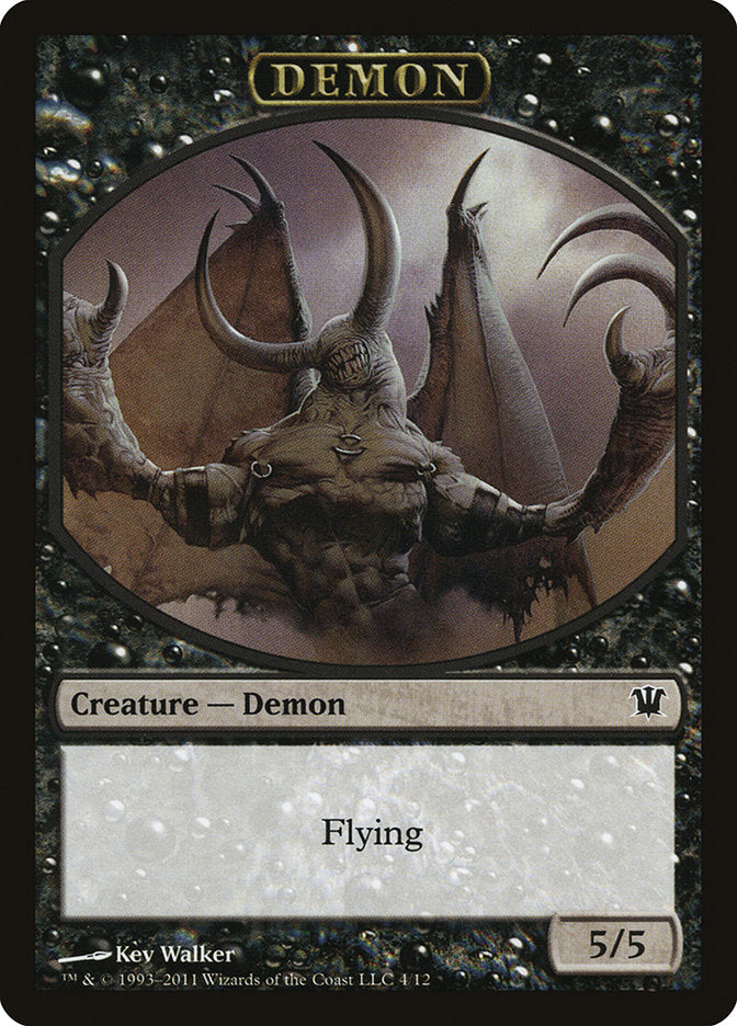 Demon Token [Innistrad Tokens] | Anubis Games and Hobby