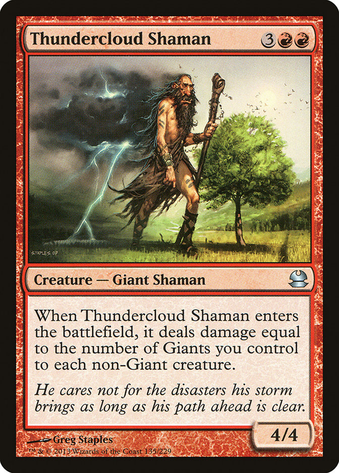 Thundercloud Shaman [Modern Masters] | Anubis Games and Hobby