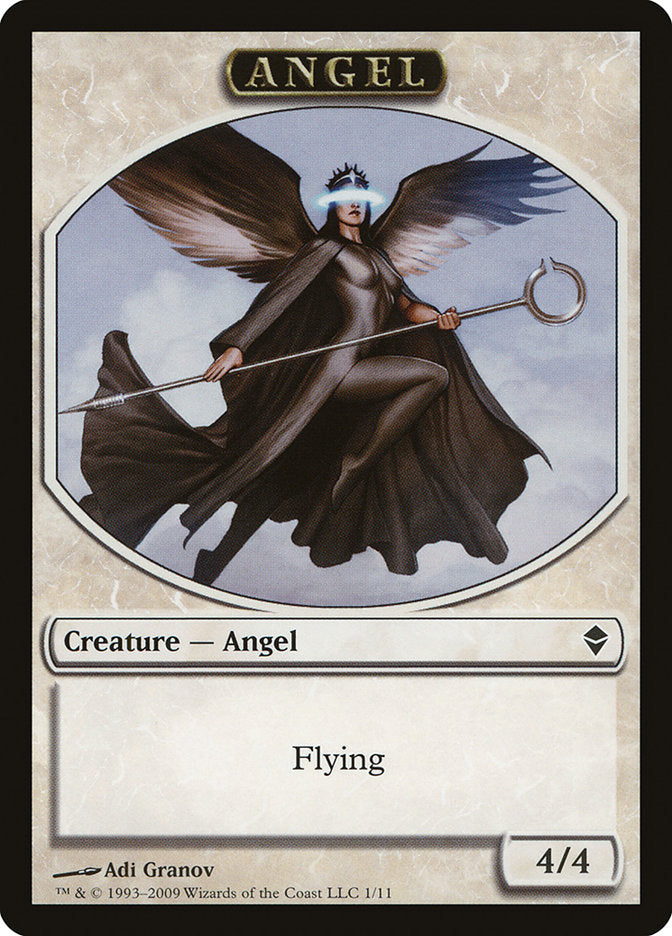 Angel Token [Zendikar Tokens] | Anubis Games and Hobby