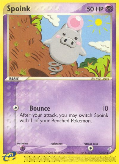 Spoink (73/97) [EX: Dragon] | Anubis Games and Hobby