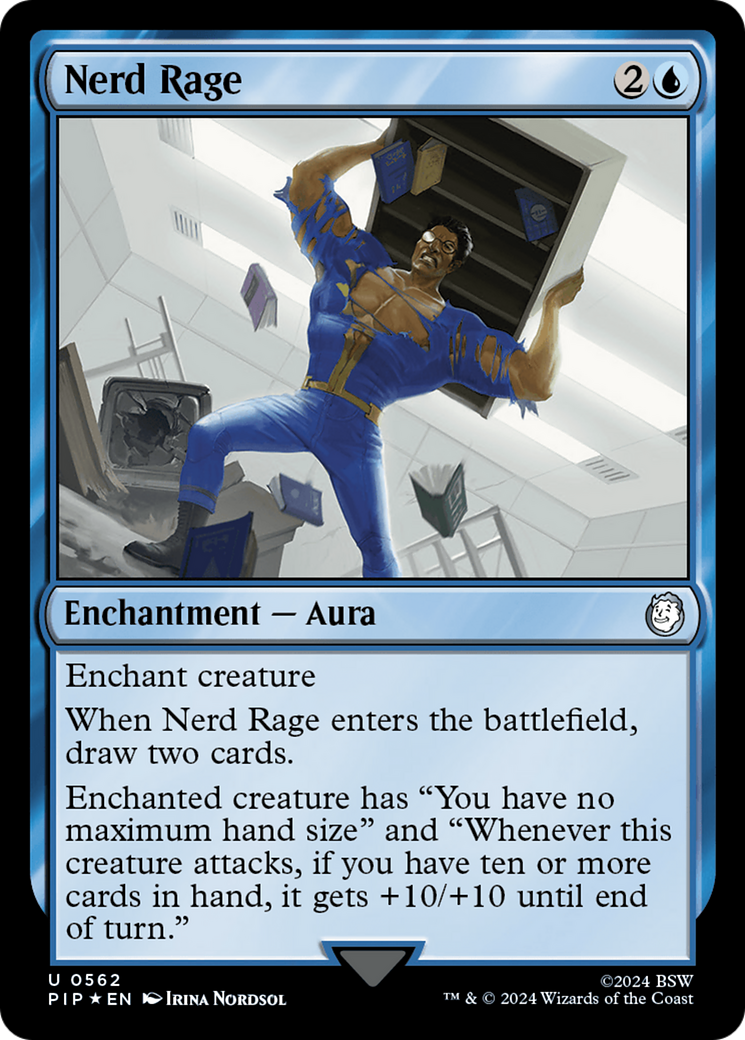 Nerd Rage (Surge Foil) [Fallout] | Anubis Games and Hobby