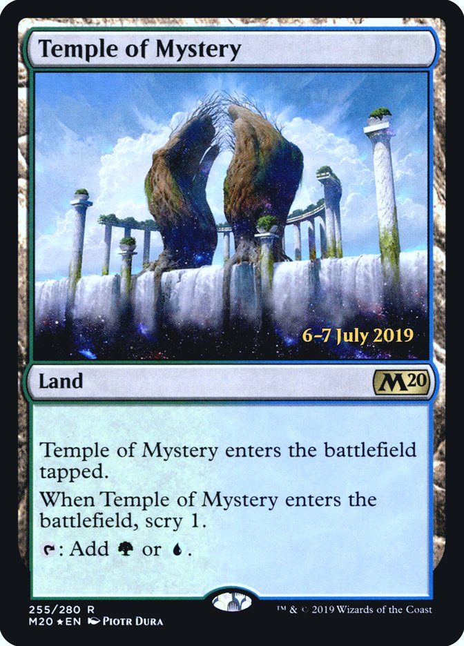 Temple of Mystery [Core Set 2020 Prerelease Promos] | Anubis Games and Hobby