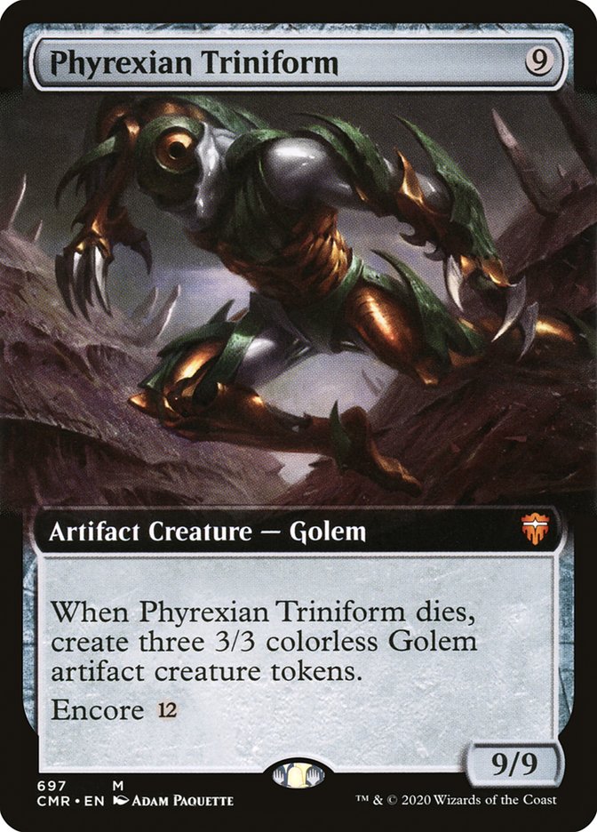 Phyrexian Triniform (Extended Art) [Commander Legends] | Anubis Games and Hobby
