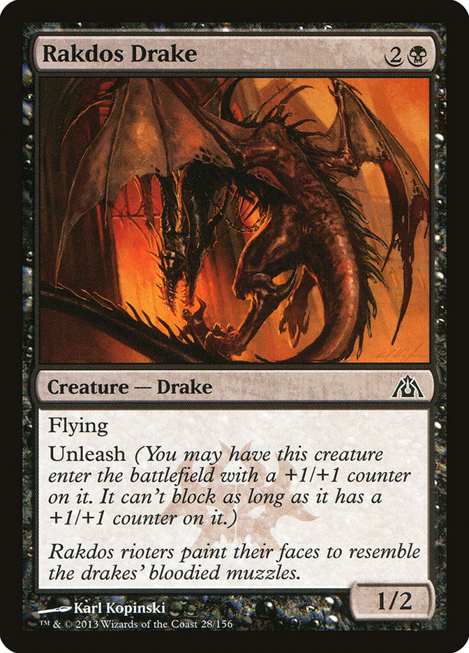 Rakdos Drake [Dragon's Maze] | Anubis Games and Hobby
