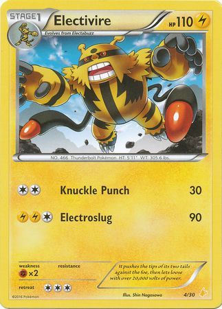 Electivire (4/30) [XY: Trainer Kit 3 - Pikachu Libre] | Anubis Games and Hobby