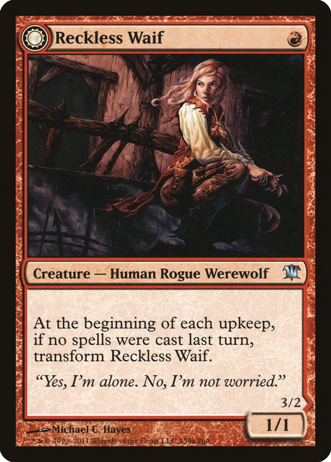Reckless Waif // Merciless Predator [Innistrad] | Anubis Games and Hobby