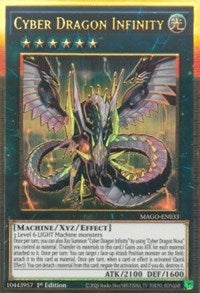 Cyber Dragon Infinity [MAGO-EN033] Gold Rare | Anubis Games and Hobby