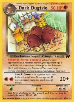 Dark Dugtrio (23/82) [Team Rocket Unlimited] | Anubis Games and Hobby