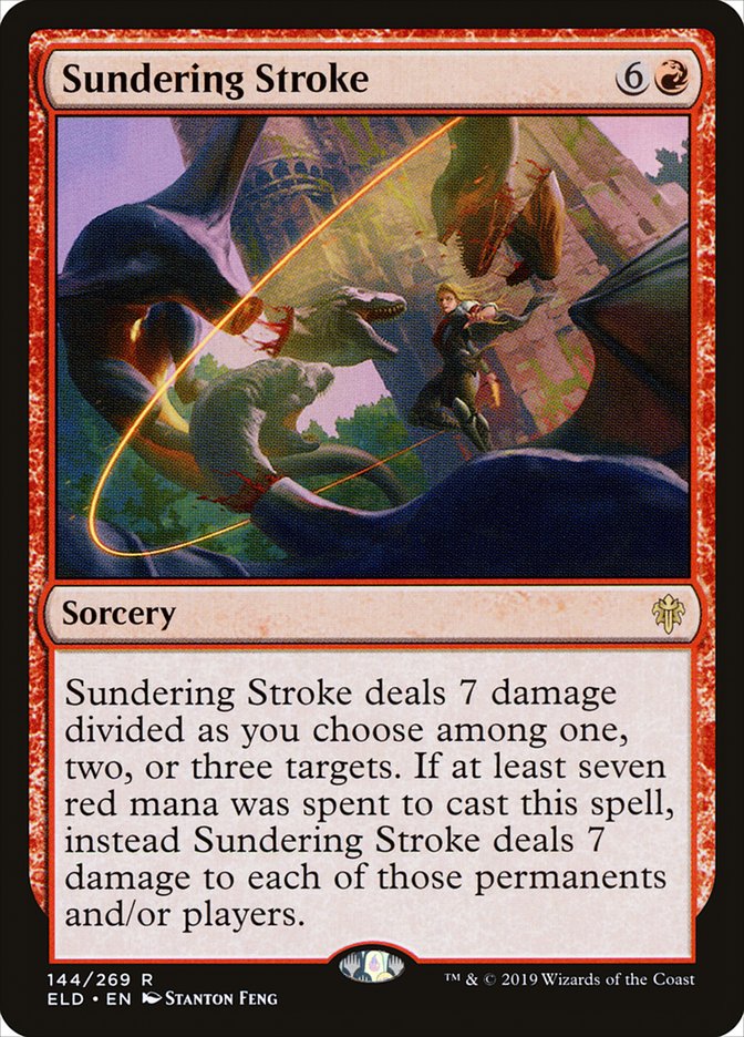 Sundering Stroke [Throne of Eldraine] | Anubis Games and Hobby