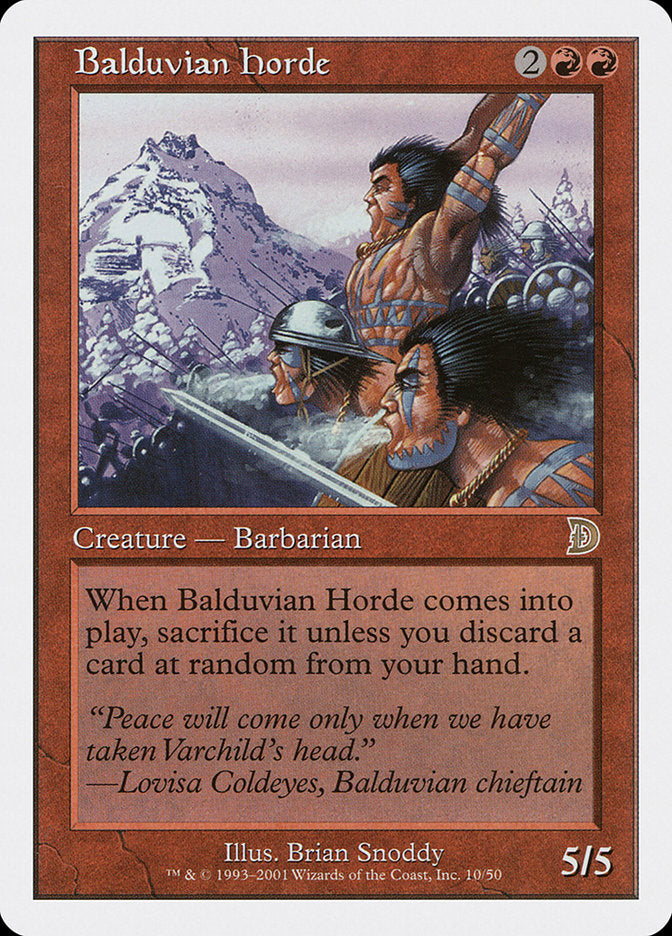 Balduvian Horde [Deckmasters] | Anubis Games and Hobby