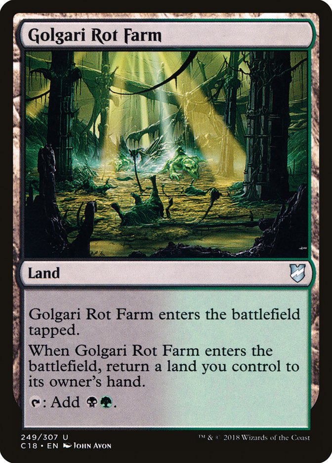 Golgari Rot Farm [Commander 2018] | Anubis Games and Hobby