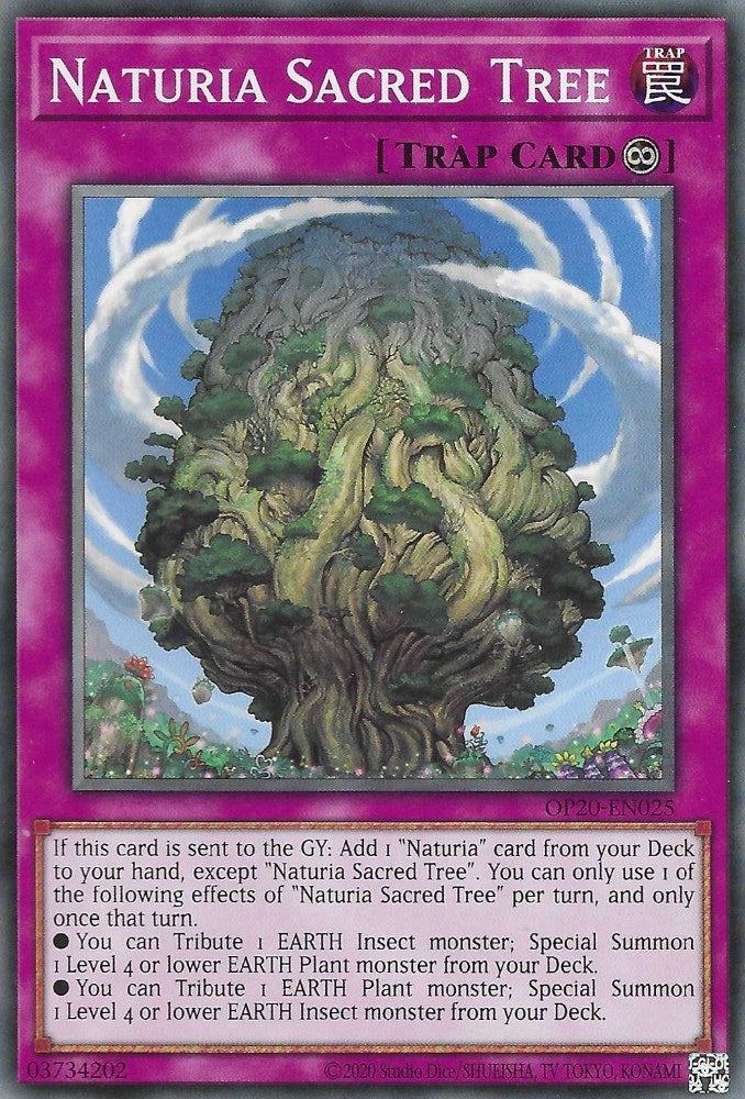 Naturia Sacred Tree [OP20-EN025] Common | Anubis Games and Hobby