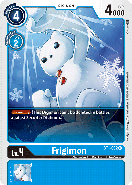 Frigimon [BT1-032] [Release Special Booster Ver.1.0] | Anubis Games and Hobby