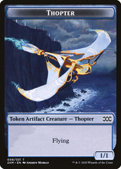 Beast // Thopter (008) Double-Sided Token [Double Masters Tokens] | Anubis Games and Hobby