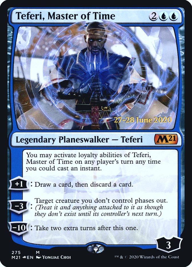 Teferi, Master of Time [Core Set 2021 Prerelease Promos] | Anubis Games and Hobby