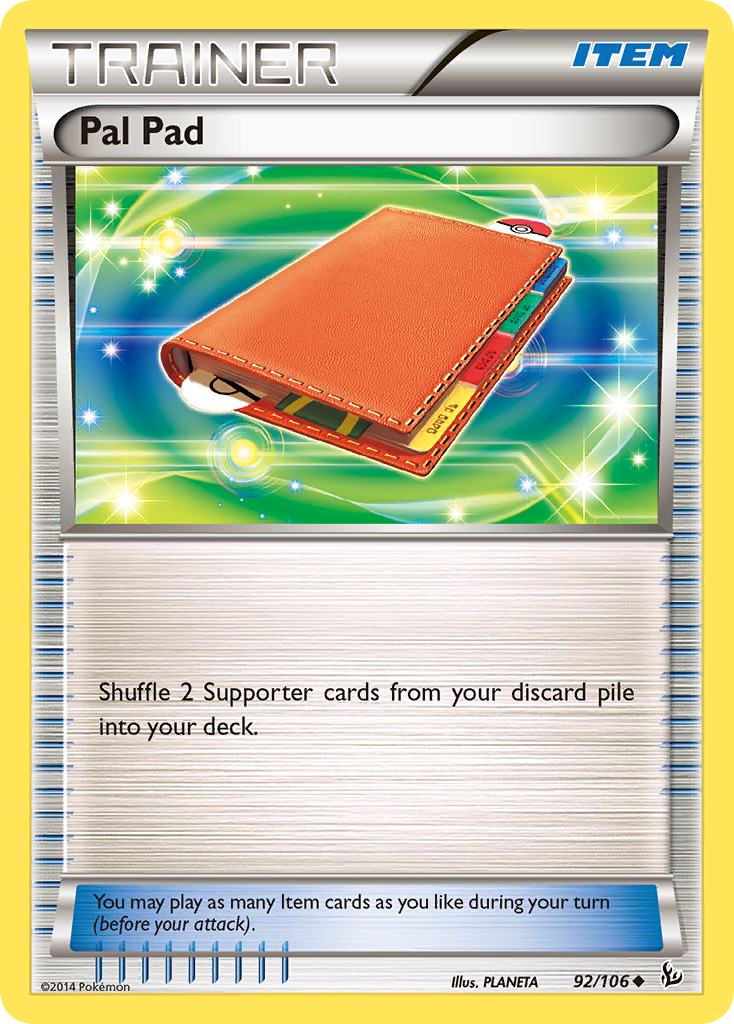 Pal Pad (92/106) [XY: Flashfire] | Anubis Games and Hobby