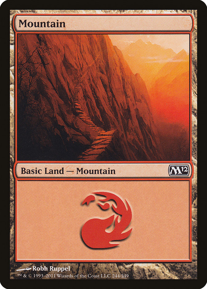 Mountain (244) [Magic 2012] | Anubis Games and Hobby