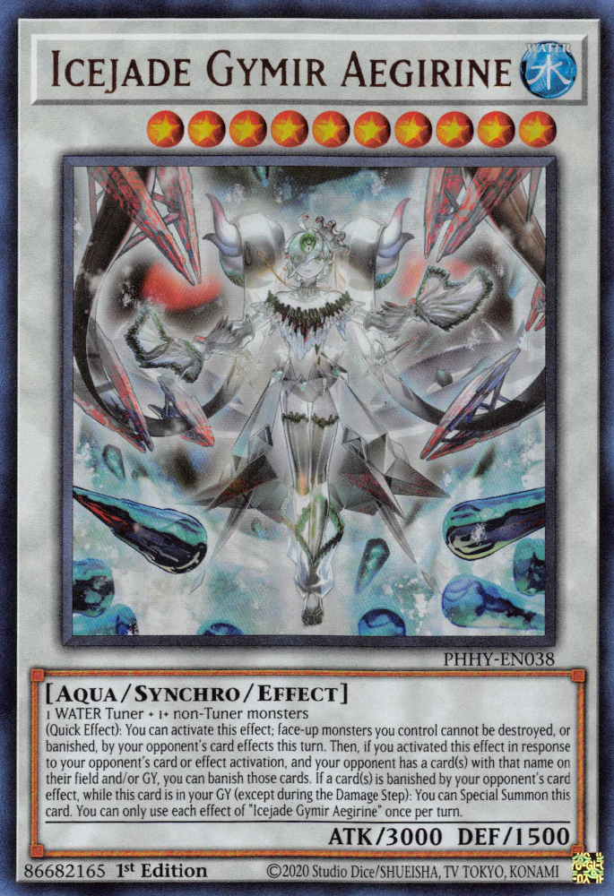 Icejade Gymir Aegirine [PHHY-EN038] Ultra Rare | Anubis Games and Hobby