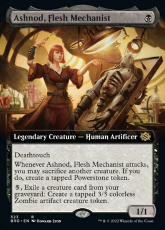 Ashnod, Flesh Mechanist (Extended Art) [The Brothers' War] | Anubis Games and Hobby